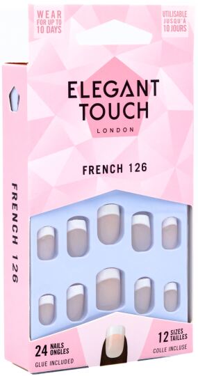 Elegant Touch French Pink 106 U&ntilde;as Postizas 24 uds