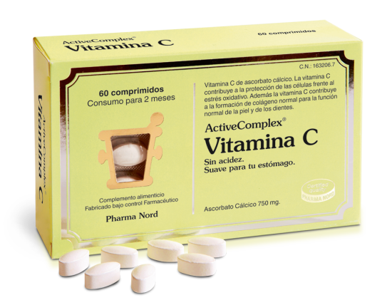ActiveComplex Vitamina C Ascorbato Cálcico 60 Comprimidos. ActiveComplex Vitamina C Ascorbato Cálcico 60 Comprimidos.