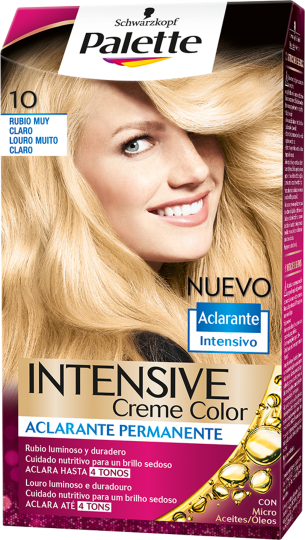 Schwarzkopf Palette Intense Color Creme 10 Rubio Muy Claro 115 ml