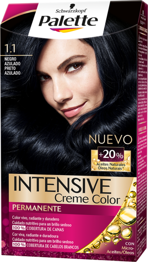 Schwarzkopf Palette Intense Color Creme 1.1 Negro Azulado 115 ml