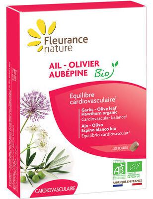 Fleurance Nature Ajo - Olivo - Espino Blanco Bio 60 comprimidos