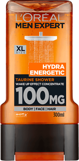 Gel de ducha Men Expert Hydra Energetic 100 mg 300 ml