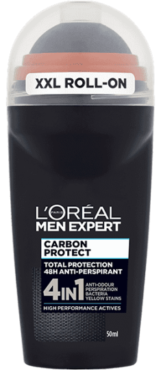 Desodorante men Expert Carbon Protect 4 in 1 Roll on 50 ml Desodorante men Expert Carbon Protect 4 in 1 Roll on 50 ml