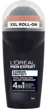 Desodorante men Expert Carbon Protect 4 in 1 Roll on 50 ml Desodorante men Expert Carbon Protect 4 in 1 Roll on 50 ml