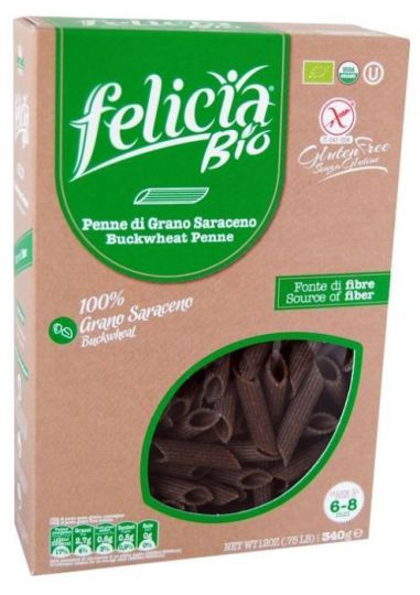 Pasta Penne Rigate Grano saraceno 340 gr Pasta Penne Rigate Grano saraceno 340 gr