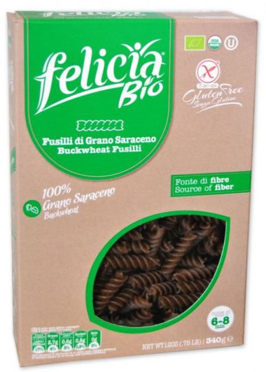 Pasta Fusilli Grano Saraceno 340 gr Pasta Fusilli Grano Saraceno 340 gr