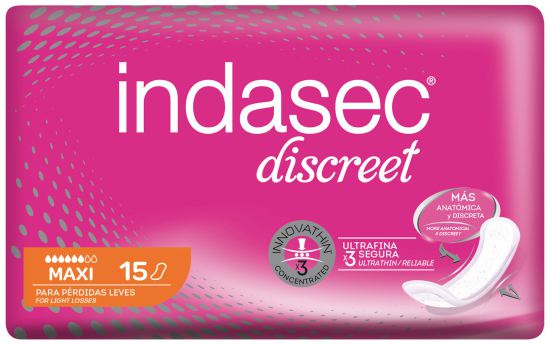 Compresa Discreet Maxi 15 uds Compresa Discreet Maxi 15 uds