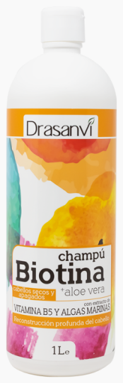 Drasanvi Champ&uacute; Biotina y Aloe Vera Cabello seco y apagado