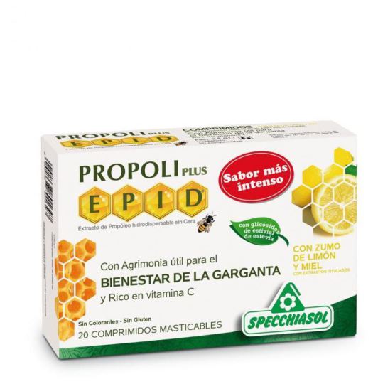 Epid Caramelos Miel-Limón 20 Comprimidos Masticables Epid Caramelos Miel-Limón 20 Comprimidos Masticables