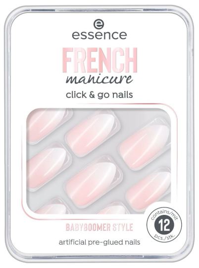 Uñas Postizas Manicura Francesa Click 'n go n2 Uñas Postizas Manicura Francesa Click 'n go n2