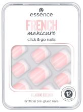 Uñas Postizas Manicura Francesa Click 'n go n1