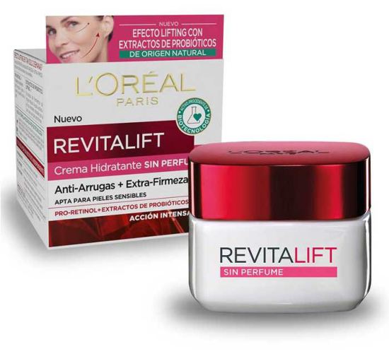 L'Or&eacute;al Paris Crema Hidratante Sin Perfume Revitalift 50 ml