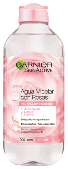 Agua Micelar con Agua de Rosas 400 ml Agua Micelar con Agua de Rosas 400 ml