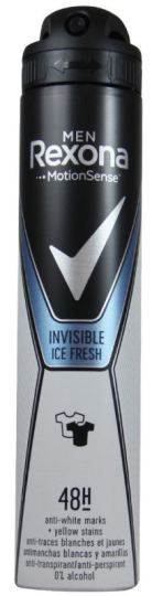 Desodorante en spray invisible ice fresh men 200 ml