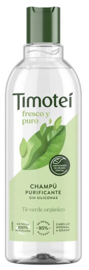 Champú Fresco y Puro Té Verde